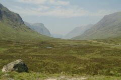 Pohled do hlavnho dol Glen Coe