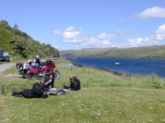 Obd v trv za Talisker, na behu Loch Harport
